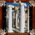 Roman round pillar marble column natural stone columns